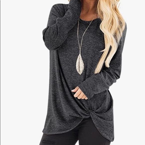 Zilin Tops - Gray Top Long Sleeve Medium Women